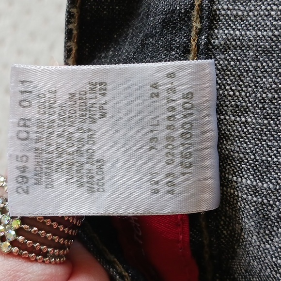 Rare Vintage Levi’s 515 Bootcut Jeans - Charcoal Black Faded Y2K 16 women's - Picture 11 of 15